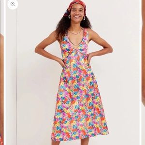 For Love & Lemons Merrill Midi Dress